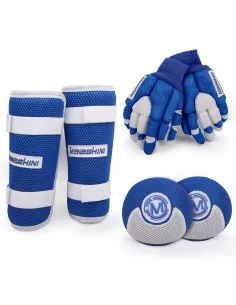 Kit guantes, rodilleras y espinilleras Bull