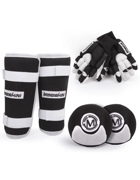 Kit guantes, rodilleras y espinilleras Bull