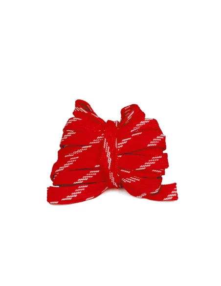 Cordones - Rojo y blanco